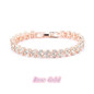 2019 Fashion Bracelet Woman 925 Sterling Silver Crystal Diamond Bracelets Gifts — image 6 of 11