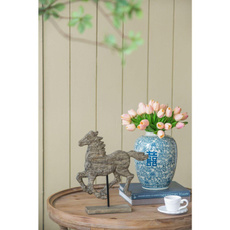 Defiant Spirit Horse Sculpture, Polyresin Accent Statue, 14.5" Medium Home Decor — image 3 of 8