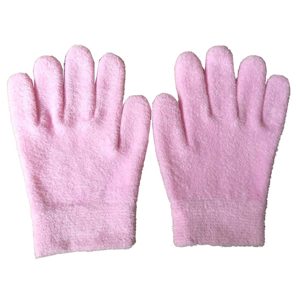 Gel Moisturizing Gloves Beauty Personal Care Spa Whitening Exfoliating Treatment Smooth Reusable Hand Mask Feet Care Silicone Glove — image 1 of 4