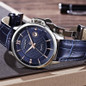 STARKING Men's Automatic Mechanical Watch with Date, Water Resistant, Blue Dial, Stainless Steel — image 6 of 10