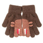 Vintage Cartoon Pattern Knitted Gloves Girls Thick Glove Windproof — image 13 of 16