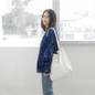 High Capacity Women Corduroy Tote Ladies Casual Shoulder Bag Foldable Reusable Shopping Beach Bag — image 9 of 14