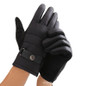 Touchscreen Winter Gloves for Men – Fleece-Lined Windproof Driving & Riding Gloves in Suede Fabric — image 4 of 10