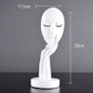 Modern House Decor Home Decoration Maison Accessories Thinker Mask Miniature Figurines for Living Room Office Corridor — image 9 of 15
