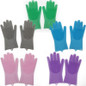 Premium Silicone Dishwashing Gloves - Heat Resistant, Waterproof Kitchen Cleaning Gloves for Durable Household Chores — image 7 of 13