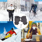 Heated Gloves Fingerless usb Fingerless Gloves Thermal Glove Half Finger Gloves — image 4 of 12