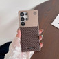 Luxury Splicing Leather Magnetic Plating Frameless Phone Case For Samsung S24 S25 Plus S22 S23 Ultra Borderless Protective Cover — image 14 of 17