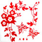 Butterfly Flower Vine Bathroom Wall Stickers Home Decoration Wallpaper Wall Decals For Toilet Decorative Sticker Home Decor — image 19 of 23