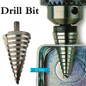 1Pcs 6-60mm 12 Step HSS Drill Bits Spiral Groove Triangular Drill Bit — image 13 of 13