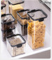 460-1800ML Kitchen Storage Box Sealing Food Storage Container Preservation Plastic Refrigerator Noodle Box Multigrain Storage Pot Milk Powder Container — image 11 of 17