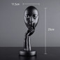 Modern House Decor Home Decoration Maison Accessories Thinker Mask Miniature Figurines for Living Room Office Corridor — image 14 of 15