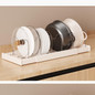 Adjustable Kitchen Pot and Pan Rack - Expandable Countertop or Cabinet Organizer for Cookware, Lids, and Dishes — image 9 of 9