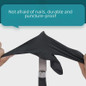 Black Nitrile Disposable Gloves - Food Grade, Oil & Water Resistant, Durable Kitchen Gloves — image 4 of 8