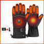 Heated Gloves for Winter - Touchscreen, Windproof & Waterproof Motorcycle Riding & Ski Gloves with Heating — image 4 of 21