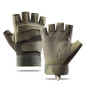 Tactical Gloves Hard Shell Half-Finger Grip Training Cut-Resistant Wear-Resistant Mountaineering Combat Protection Fitness — image 31 of 31