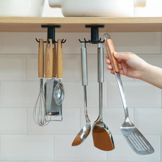 For Kitchen Organizer and Storage Kitchen Supplies Organizers Rotatable Rack Accessories Cabinet Organizer Hook Up Storage Rack — image 3 of 16