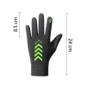 1 Pair Men Winter Waterproof Cycling Gloves Outdoor Sports Ski Running Motorcycle Touch Screen Fleece Gloves Non-Slip Warm Full Fingers — image 6 of 12