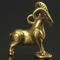 1PCS Deer Casting Animal Brass Figurine Abstract Geometric Style Metal Retro Sculpture Home Office Room Desktop Decoration Gift Diy — image 8 of 8