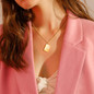 Fashion Can Open Envelope Lovers Pendant Necklace Jewelry for Birthday Gift — image 8 of 11