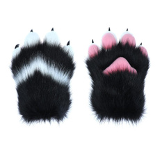 Hairy Hands Gloves Claw Paw Gloves Winter Warm Plush Claw Gloves Costume Glove Claw Paw Gloves Winter Warm Plush Glove Paw Gloves Claw Paw Gloves Warm Plush Gloves Paw Gloves Hairy Hands Gloves — image 3 of 10