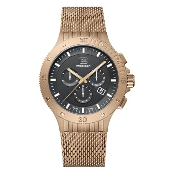 Men'S Quartz Watch  44Mm Case  Wristwatch With Steel Case And Date Display  Men'S Watch With Swiss SuperLuminovapointers And Indices  Gw42 — image 1 of 8