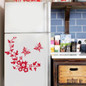 Butterfly Flower Vine Bathroom Wall Stickers Home Decoration Wallpaper Wall Decals For Toilet Decorative Sticker Home Decor — image 6 of 23