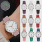Ladies Diamond-studded Luminous Retro Female Watch Leather Belt Quartz Watch Women Simplicity Casual Decoration Wristwatches — image 4 of 17