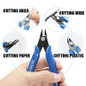 1PC/2PCS/3PCS Universal Pliers Multi Functional Tools Electrical Wire Cable Cutters Cutting Side Snips Flush Plier Nipper Hand Tools — image 11 of 23