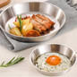 Space Efficient Stainless Steel Frying Pans Nonstick Kitchen Cooking Frypan with Folding Handle Camping Cookware — image 6 of 12