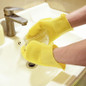 1 Pair of Silicone Cleaning Gloves Dishwashing Gloves Kitchen Household Silicone Washing Gloves — image 9 of 13