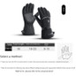 Heated Touchscreen Gloves - Waterproof Winter Ski & Cycling Cold Weather Gear — image 8 of 14