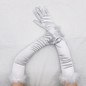 Fashion Gloves Female Elegant Solid Etiquette Gloves Wedding Party Long Gloves — image 4 of 15