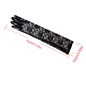 Flower Long Gloves Lace Gloves Prom Gloves Bridal Gloves for Wedding Gloves — image 4 of 13