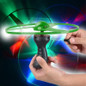Funny Spinning Flyer Luminous Flying UFO LED Light Handle Flash Flying Toys for Kids Outdoor Game Color Random — image 11 of 16