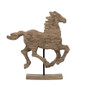 Defiant Spirit Horse Sculpture, Polyresin Accent Statue, 14.5" Medium Home Decor — image 4 of 8