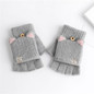 2pcs Women Versatiles Fingerless Mittens Outdoor Autumn Gloves Office Work Glove — image 16 of 16