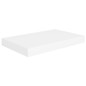 Minimalist White MDF Floating Shelf | Single Tier Display for Modern Home Decor — image 8 of 8