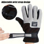 1Pair Unisex Windproof Gloves, Warm Running Gloves with Adjustable Straps, Winter Sports Gloves, Adjustable Strap Gloves — image 4 of 17