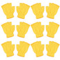 1/6 Pairs Adult Winter Knit Half Finger Gloves Color Warm Fingerless Mittens — image 4 of 12