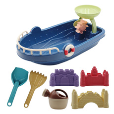 Beach Castle Toys Sand Sculpting Tool Children Summer Outdoor Playset 7Pieces — image 3 of 11