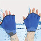 New 1 Pair/ 2 Pairs Webbed Swim Gloves, Unisex Swimming Gloves Aquatic Swim Training Gloves Fitness Water Resistance Training Gloves for Swimming and Diving with Wrist Strap — image 11 of 58