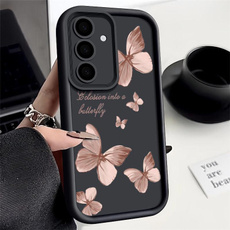 Gold Butterfly Soft TPU Case For Samsung Galaxy A55 A17 A54 A15 A56 A16 A35 A25 5G S25 S24 S23 S22 Ultra Plus S23 FE Phone Cover — image 3 of 15