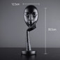 Modern House Decor Home Decoration Maison Accessories Thinker Mask Miniature Figurines for Living Room Office Corridor — image 11 of 15