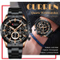 Herr Top Brand Luxury Blue Steel Quartz Chronograph Luxury Men Watch Blue Steel Men'S Watch Blue Dial — image 17 of 22