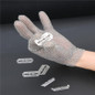 Stainless Steel Chainmail Gloves - Level 9 Cut Resistant Protection for Butchering, Boning & Food Processing — image 6 of 7