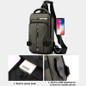 Men's Crossbody Bag, Multi-functional Waterproof Casual Shoulder Bag Fashion Single Shoulder Crossbody Bag Shoulder Backpack With USB Charging Port, Multiple Pockets For Hiking Cycling Mountaineering — image 11 of 34