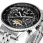 Automatic Watches for Men Fashion Brand JARGAR Men's Big Face Automatic Mechanical Male Wrist Watch Steel — image 9 of 25