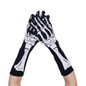 1pair Halloween Cosplay Skull Hand Shape Gloves Full Finger Mitten Carnival Outdoor Gloves Skeleton Gloves for Boys Girls BAN — image 11 of 11
