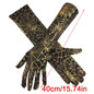 Stretchable Spiderweb Pattern Gloves Soft Breathable Arm Gloves For Halloween Costume Accessories Cosplay Handwear — image 4 of 12