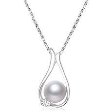 Pearl Necklaces,Gift for Women Wife, Pearls Pendant Necklace, Christmas Day Gifts for Mom Wife Girlfriend Her, Anniversary Birthday Gifts Fine Jewelry Valentine's Mothers Day Gifts for mom — image 3 of 7
